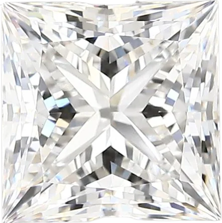 2.63 Carat E vvs2 Princess Lab Diamond