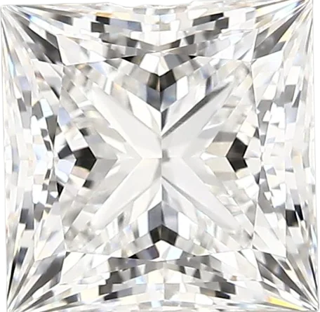 2.64 Carat E vvs1 Princess Lab Diamond