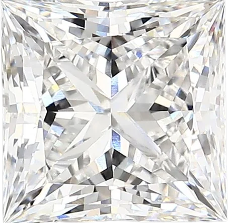 2.64 Carat E vvs2 Princess Lab Diamond