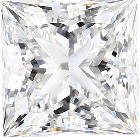 2.64 Carat E vvs2 Princess Lab Diamond