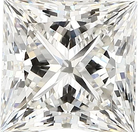 2.64 Carat G vvs2 Princess Lab Diamond