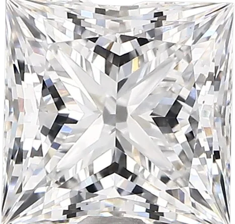 2.65 Carat D vvs2 Princess Lab Diamond