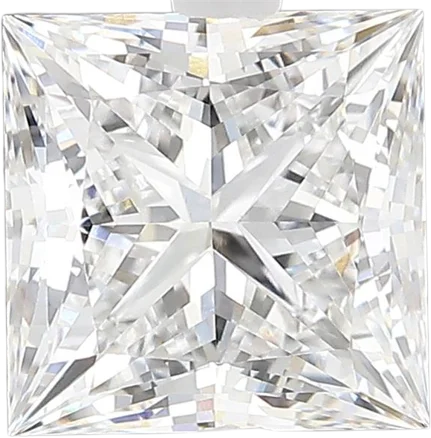 2.66 Carat E vvs2 Princess Lab Diamond