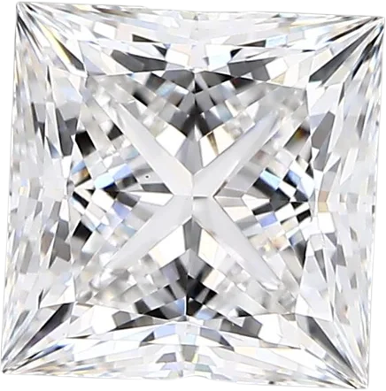 2.66 Carat E vvs2 Princess Lab Diamond