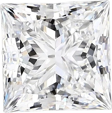 2.67 Carat D vvs2 Princess Lab Diamond