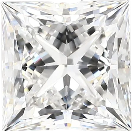 2.67 Carat D vvs2 Princess Lab Diamond