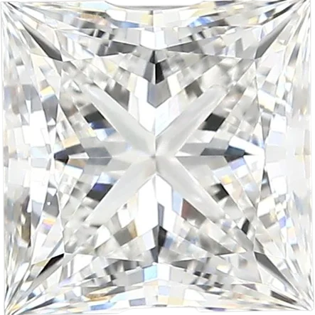 2.67 Carat E vvs2 Princess Lab Diamond