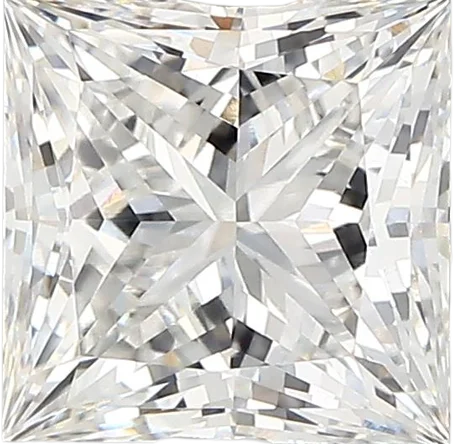 2.69 Carat E vvs1 Princess Lab Diamond