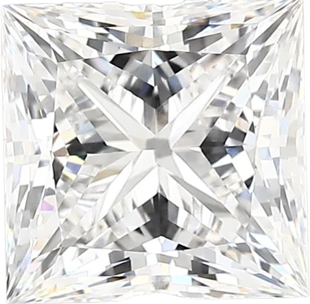 2.7 Carat D vvs2 Princess Lab Diamond