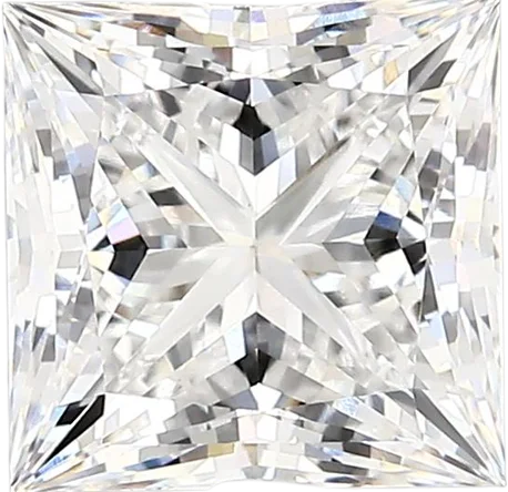 2.71 Carat E vvs2 Princess Lab Diamond