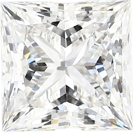 2.71 Carat E vvs2 Princess Lab Diamond