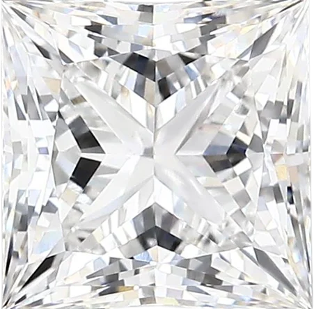 2.71 Carat E vvs2 Princess Lab Diamond