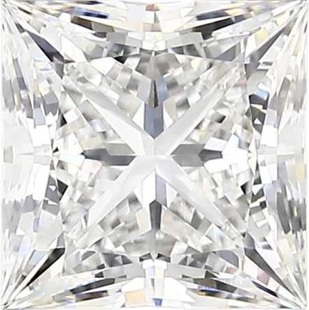 2.71 Carat F vvs2 Princess Lab Diamond