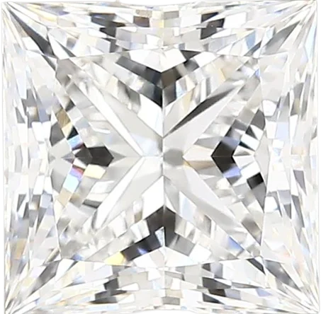 2.73 Carat E vvs1 Princess Lab Diamond