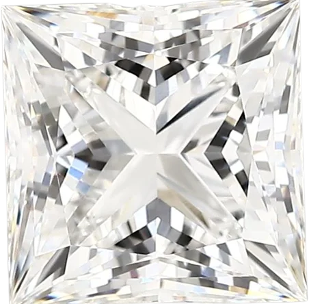 2.73 Carat E vvs2 Princess Lab Diamond