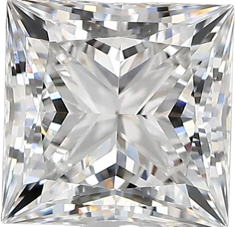 2.78 Carat D vvs2 Princess Lab Diamond