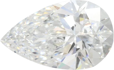 2.79 Carat D VVS1 Pear Lab Diamond