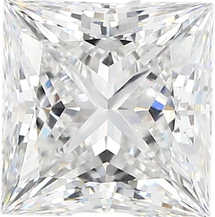 2.81 Carat E vvs2 Princess Lab Diamond