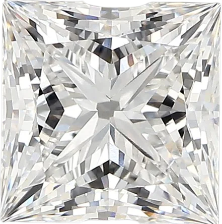 2.83 Carat D vvs2 Princess Lab Diamond