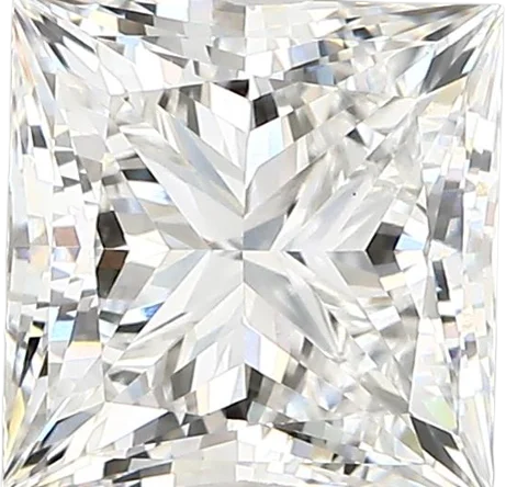 2.84 Carat F vvs2 Princess Lab Diamond