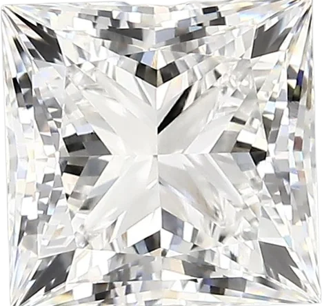 2.84 Carat F vvs2 Princess Lab Diamond