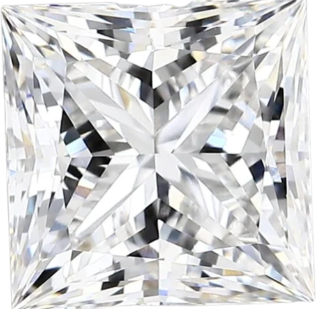 2.85 Carat E vvs2 Princess Lab Diamond