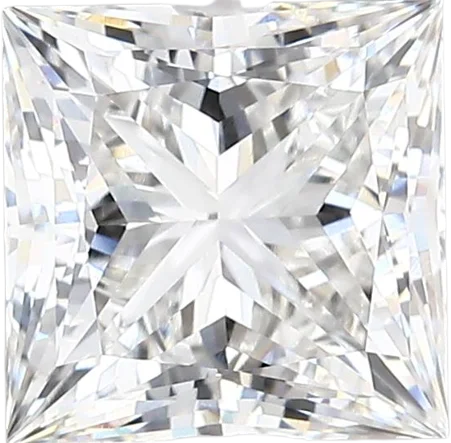 2.85 Carat F vvs2 Princess Lab Diamond