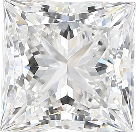 2.86 Carat D vs1 Princess Lab Diamond