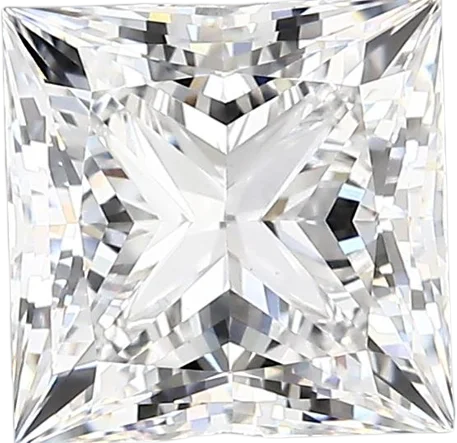 2.86 Carat D vs1 Princess Lab Diamond