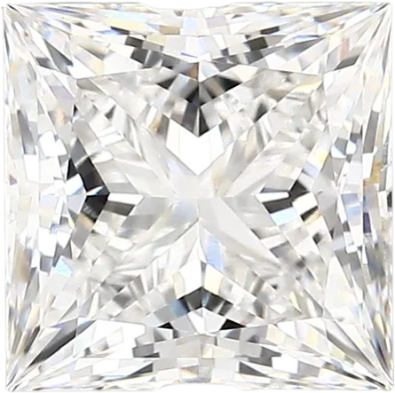 2.87 Carat E vvs2 Princess Lab Diamond