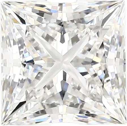 2.89 Carat E vvs2 Princess Lab Diamond