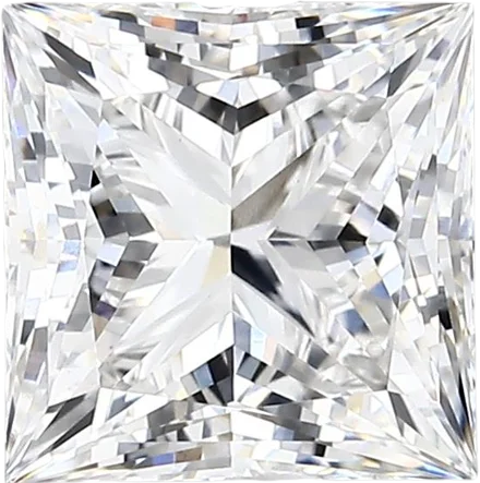 2.89 Carat E vvs2 Princess Lab Diamond