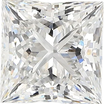 2.91 Carat D vvs2 Princess Lab Diamond