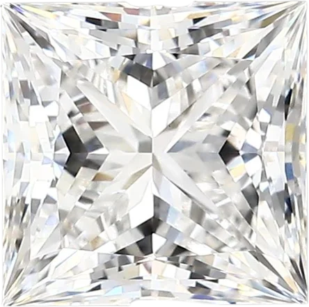 2.91 Carat E vvs2 Princess Lab Diamond