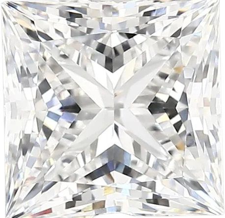 2.97 Carat E vvs2 Princess Lab Diamond