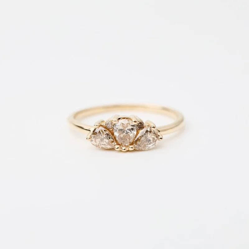 Champagne Diamond Ava Ring