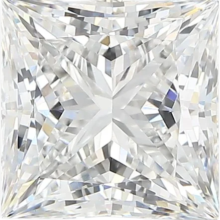 3.04 Carat E vs1 Princess Lab Diamond