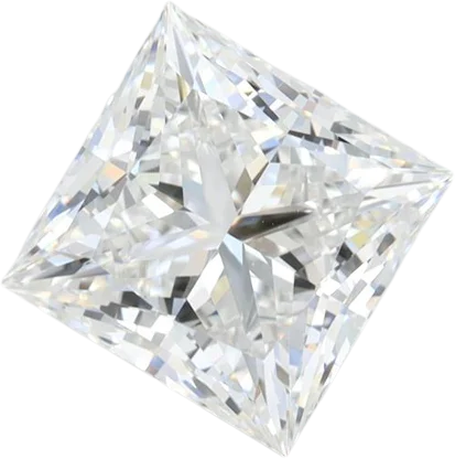 3.3 Carat E VVS2 Princess Lab Diamond