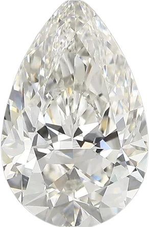 3.37 Carat G vvs2 Pear Lab Diamond