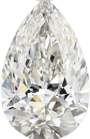 3.39 Carat G vs1 Pear Lab Diamond