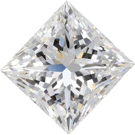 3.42 Carat D VVS1 Princess Lab Diamond