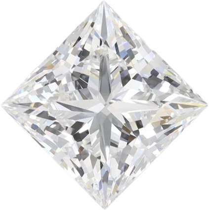 3.46 Carat D VVS2 Princess Lab Diamond