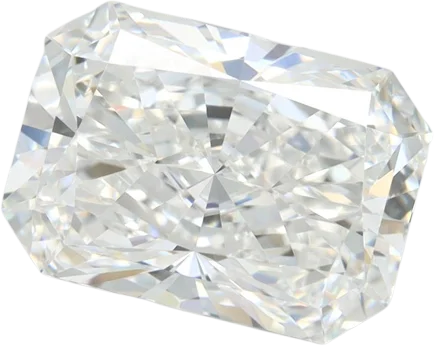 3.62 Carat F VVS1 Radiant Lab Diamond