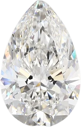 4.56 Carat F vs2 Pear Lab Diamond