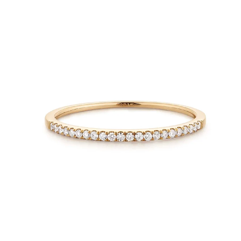 Lexi 14k Gold Diamond Band Ring