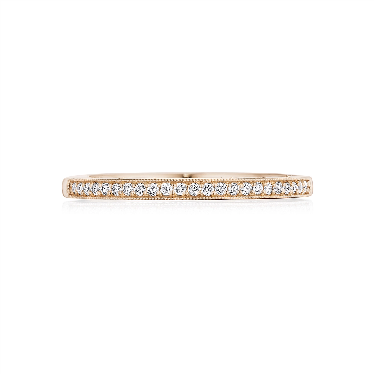 Tacori Coastal Crescent 14K Rose Gold Diamond Band