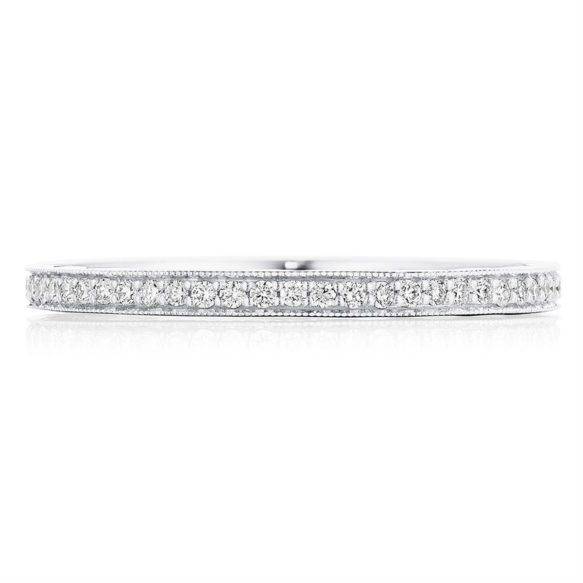 Tacori Coastal Crescent 14K White Gold Diamond Eternity Band