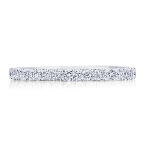 Tacori Coastal Crescent 14K White Gold Diamond Eternity Band