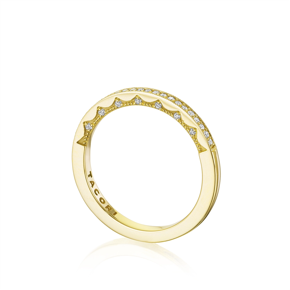 Tacori Coastal Crescent 14K Yellow Gold Diamond Band